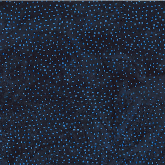 2023 Hoffman Challenge Bali Batik Quilt Fabric - Dots in Marine Blue - S2334-167