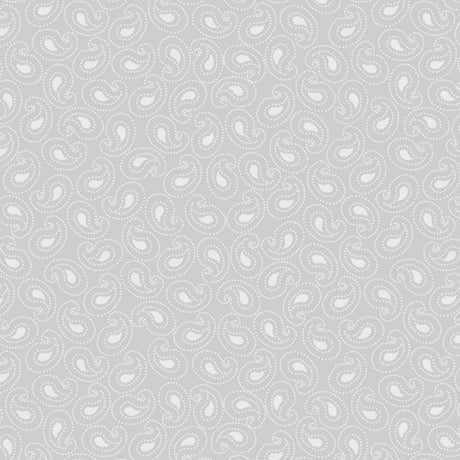 Quilting Illusions - Paisley in Gray - 1649-21519-K