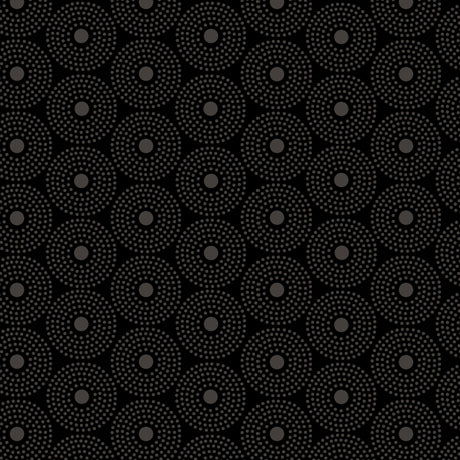 Quilting Illusions - Circle Dots in Black - 1649-22626-J