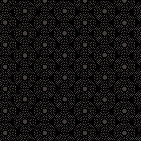 Quilting Illusions - Circle Dots in Black - 1649-22626-J