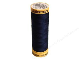 Gutermann Cotton Thread, 100m Dark Navy, 6250