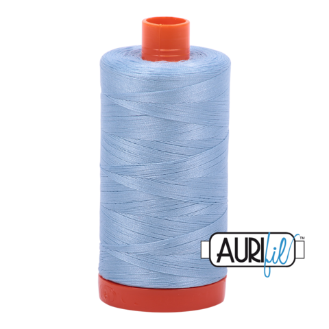 Aurifil 50 wt cotton thread, 1300m, Robin's Egg (2715)