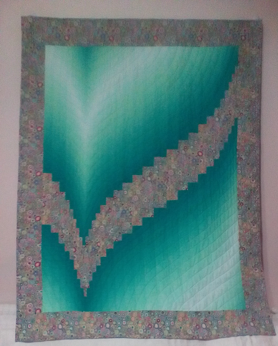 Two Fabric Bargello Class Quilt at Cary Quilting
