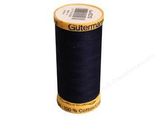 Gutermann Cotton Thread, 250m, Blue Black, 6210