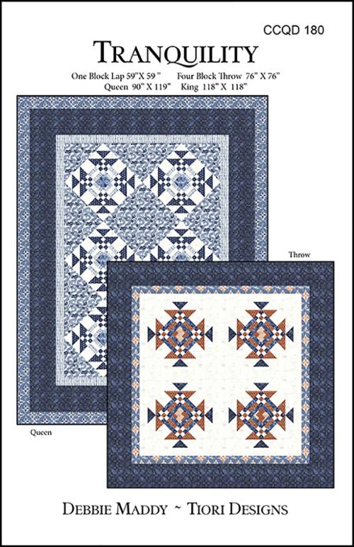 Tranquility Quilt Pattern by Debbie Maddy - CCQD 180