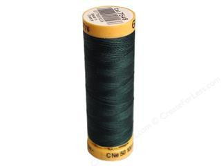 Gutermann Cotton Thread, 100m Black Teal, 7548