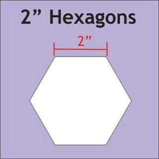 2" Hexagon Papers by Paper Pieces
