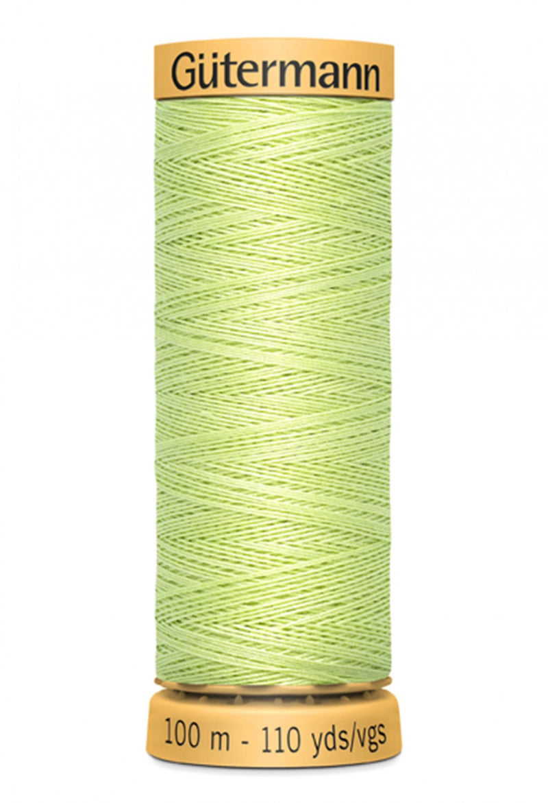 Gutermann Cotton Thread, 100m Lime, 8975