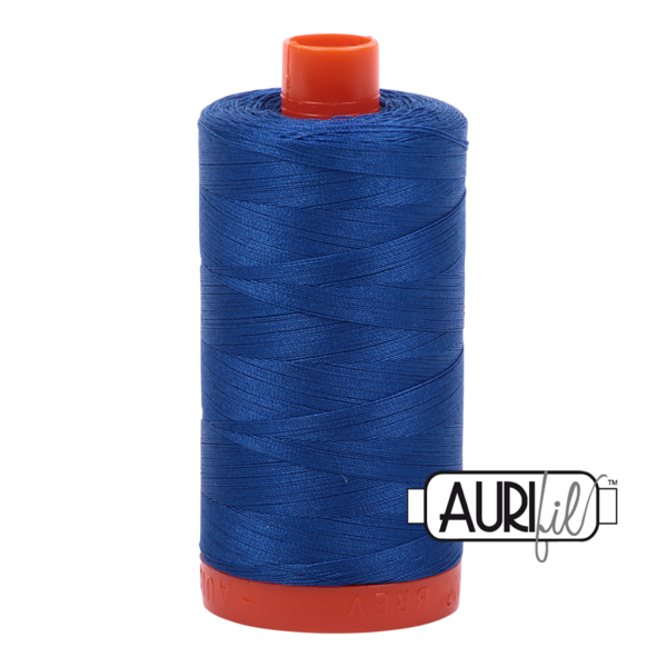 Aurifil 50 wt Cotton Thread, 1300m, Medium Blue (2735)