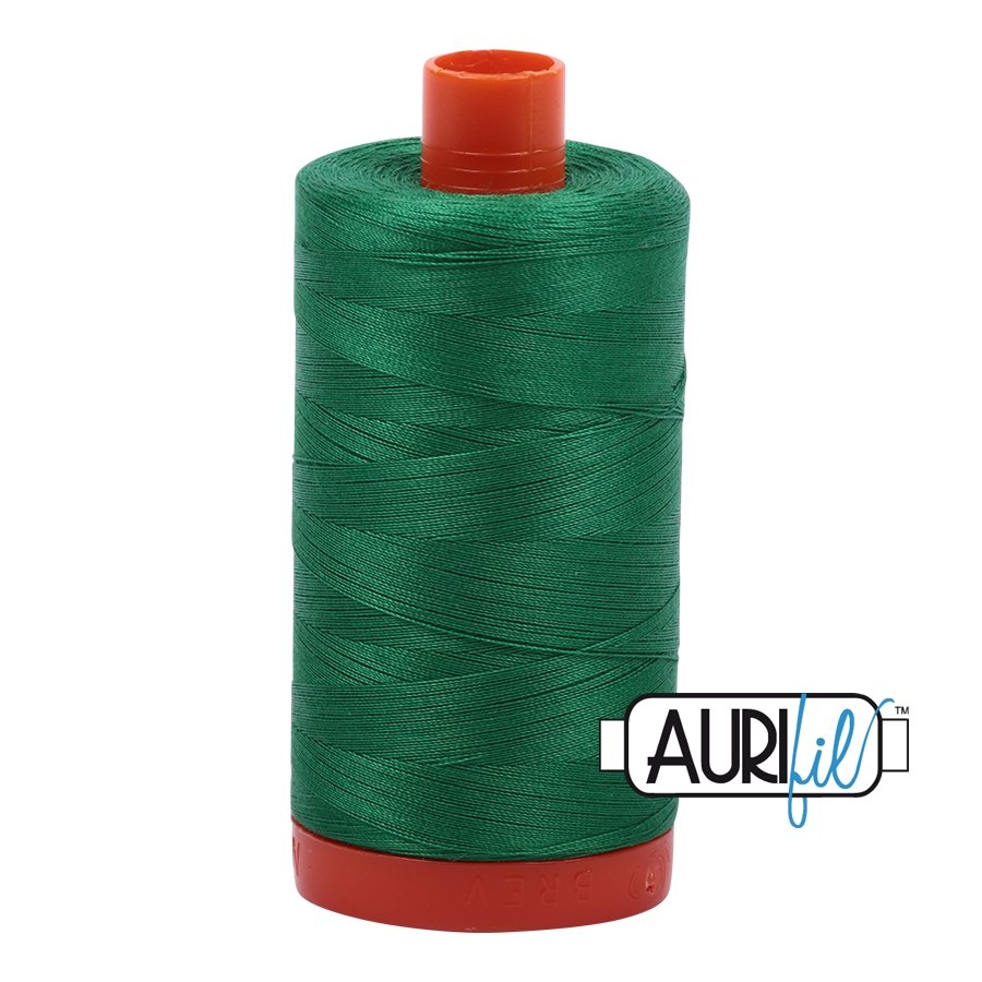 Aurifil 50 wt Cotton Thread, 1300m, Green (2870)