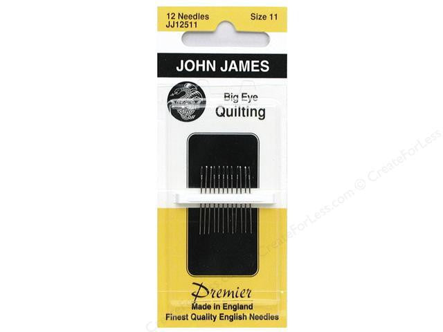 Big Eye Quilting Needles, size 11