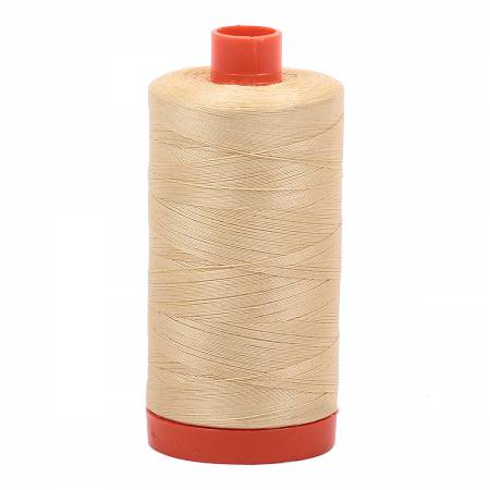 Aurifil 50 wt cotton thread, 1300m, Wheat (2125)