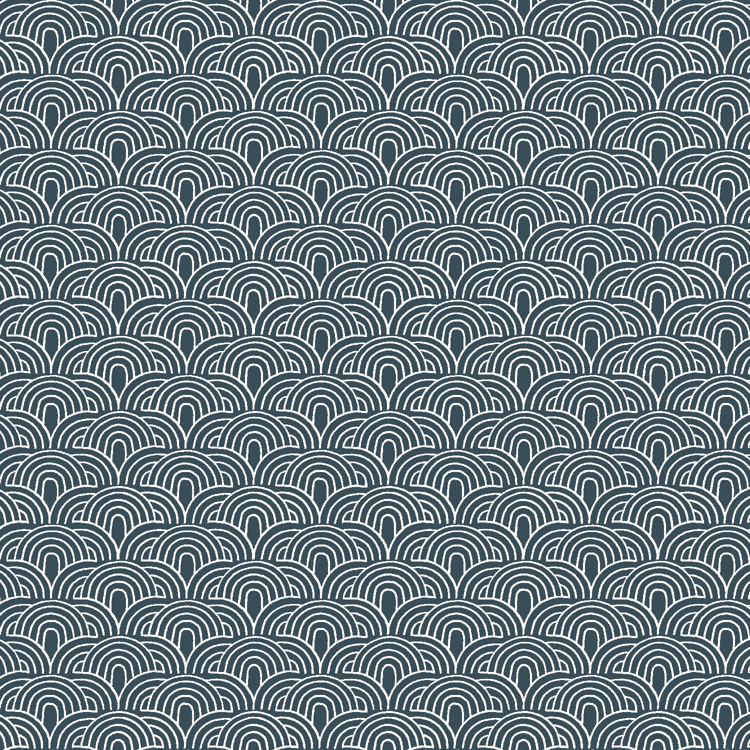 A Day Away Quilt Fabric - Double Arches in Rainstorm Gray - RF104-RA1