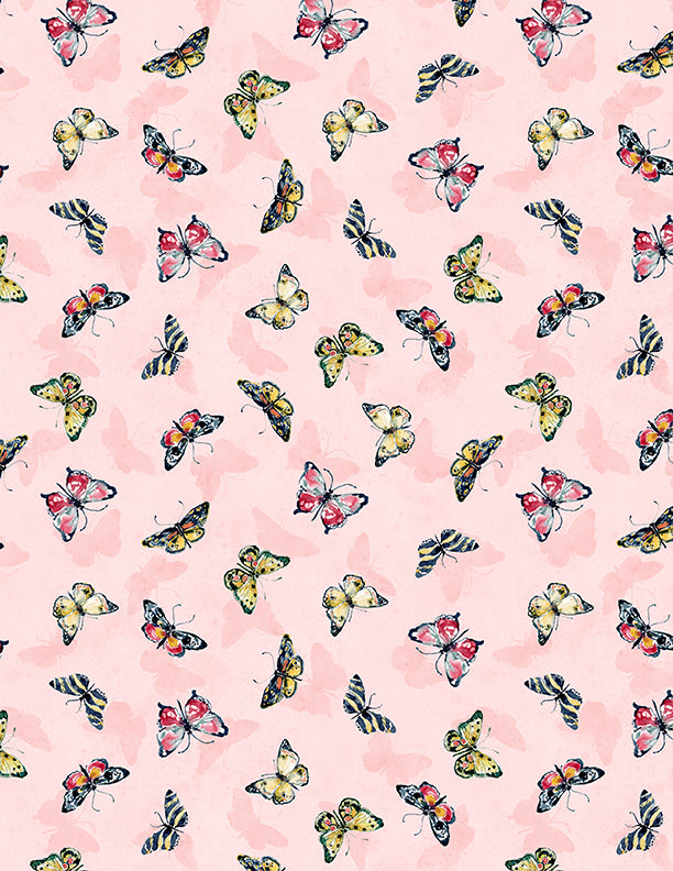 Among the Branches - Butterfly Toss in Pink - 3023 39757 353