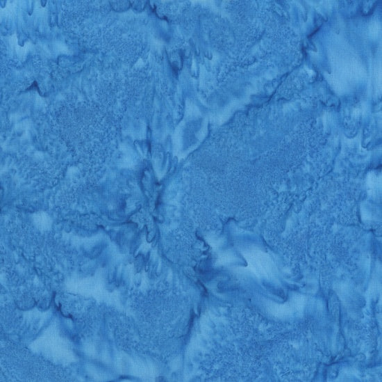 Anthology Lava Batik Solids Quilt Fabric - Dusk Blue - 1995