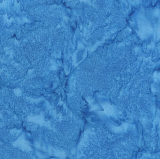 Anthology Lava Batik Solids Quilt Fabric - Dusk Blue - 1995