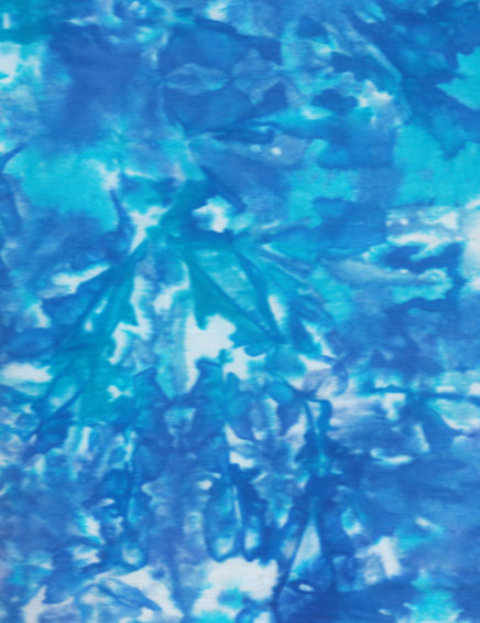 Anthology Lava Batik Solids Quilt Fabric - Mediterranean Blue - 1891