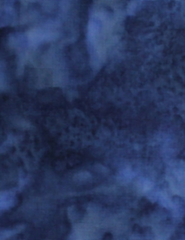 Anthology Lava Batik Solids Quilt Fabric - Nautical Blue - 1958