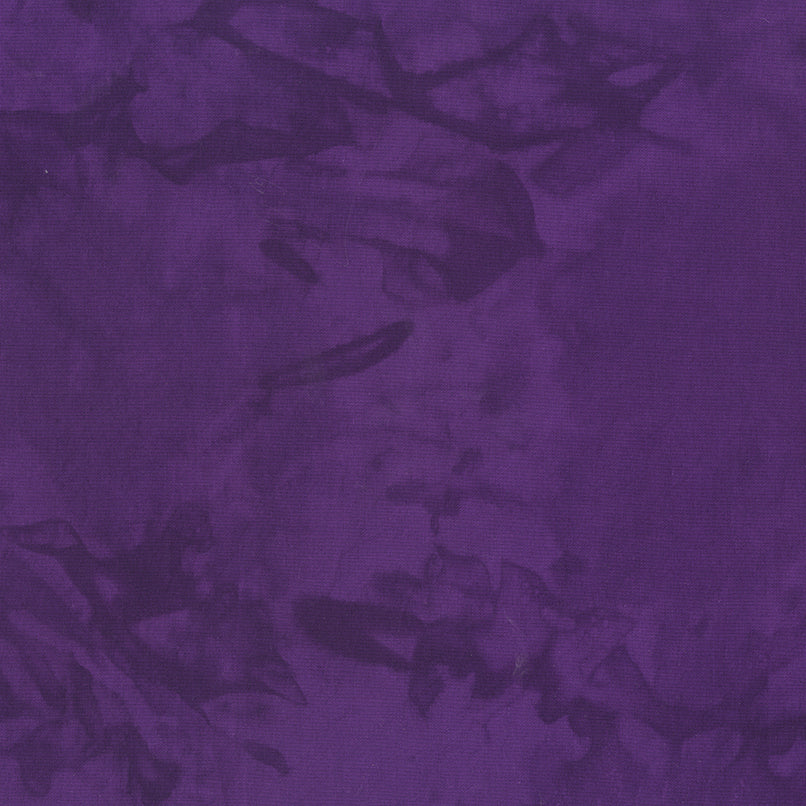 Anthology Lava Batik Solids Quilt Fabric - Purple Reign - 1518