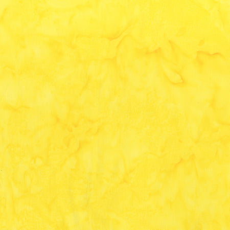 Anthology Lava Batik Solids Quilt Fabric - Daffodil Yellow - 1404