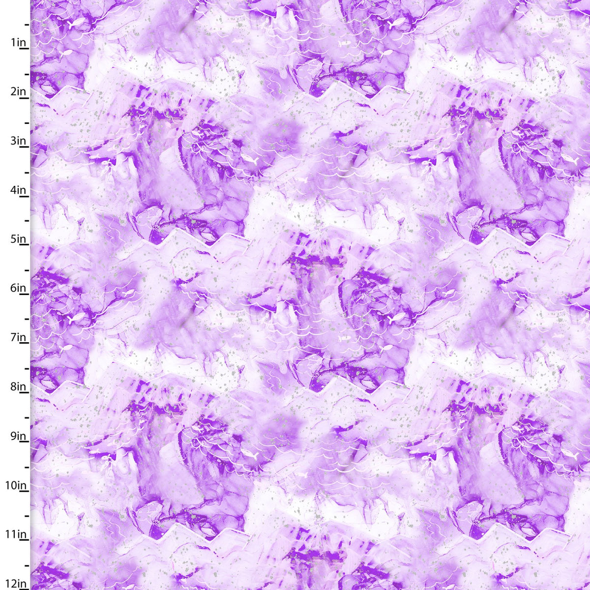 Arctic Wonder Quilt Fabric - Cracked Ice in Purple - 19437-PUR