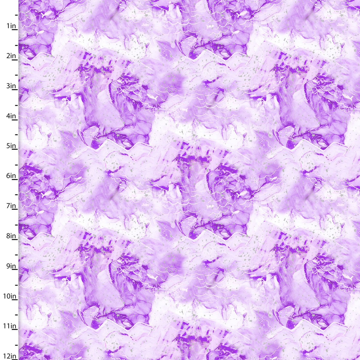 Arctic Wonder Quilt Fabric - Cracked Ice in Purple - 19437-PUR