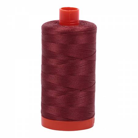 Aurifil 50 wt cotton thread, 1300m, Raisin (2345)