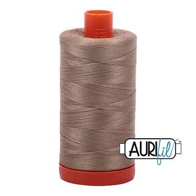 Aurifil 50 wt cotton thread, 1300m, Linen (2325)
