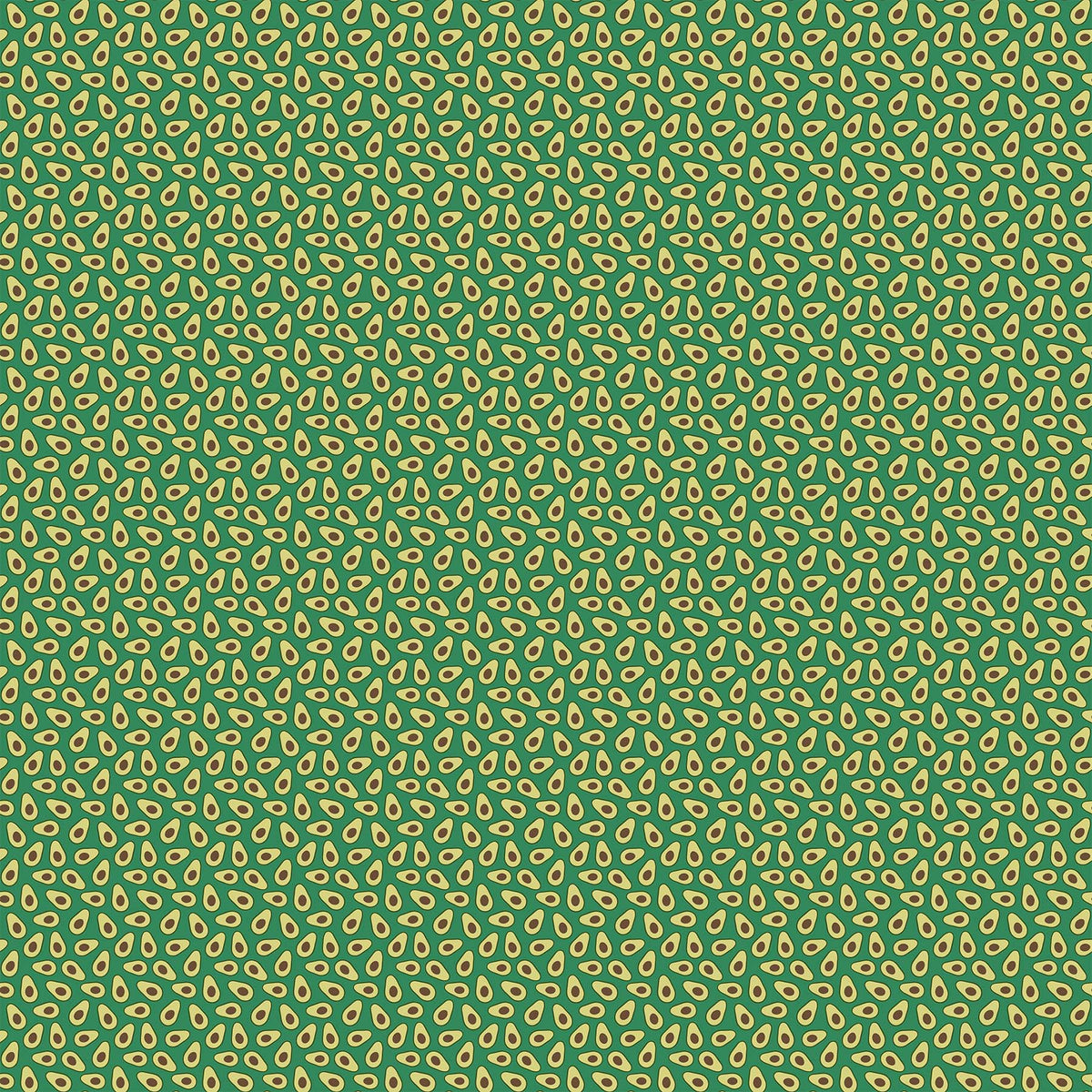 Avocado Love Quilt Fabric - Mini Avocados in Teal Green - 24583-68