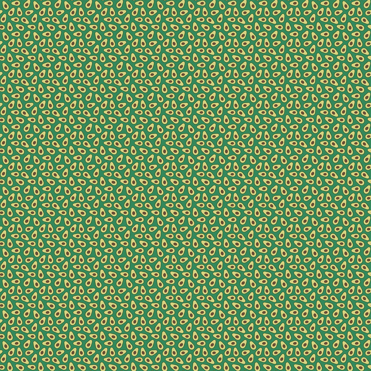 Avocado Love Quilt Fabric - Mini Avocados in Teal Green - 24583-68