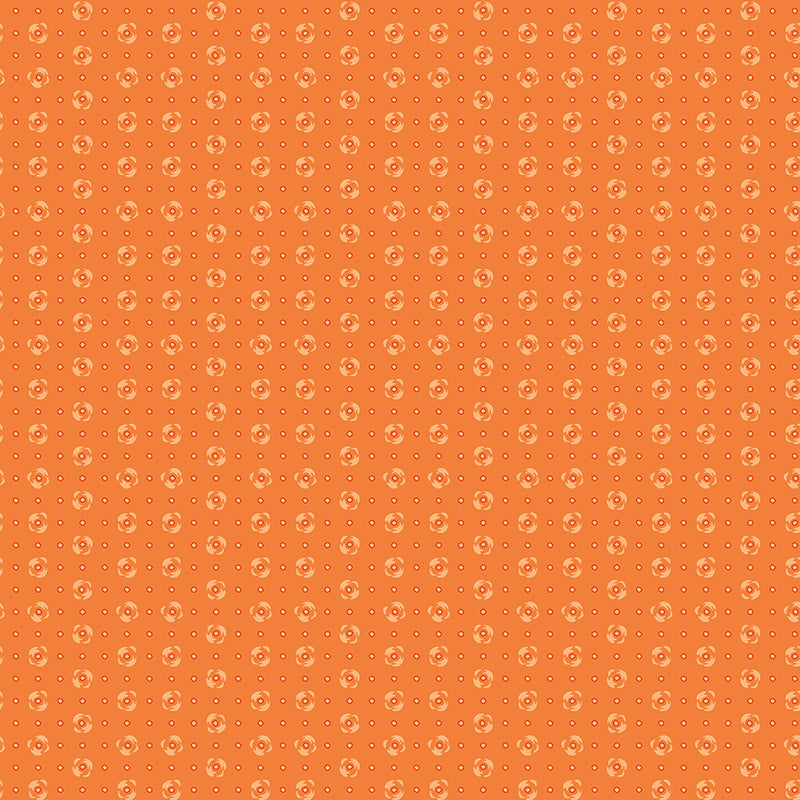 Basin Feedsacks Quilt Fabric - Dots in Orange - C12291-ORANGE