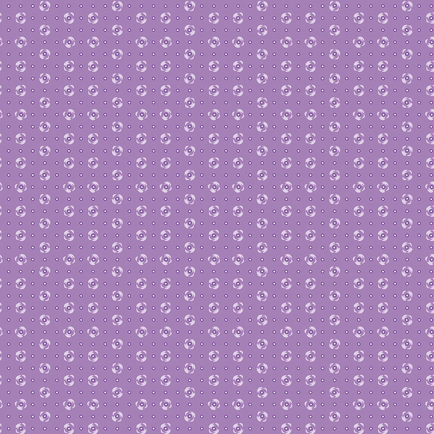 Basin Feedsacks Quilt Fabric - Dots in Violet Purple - C12291-VIOLET