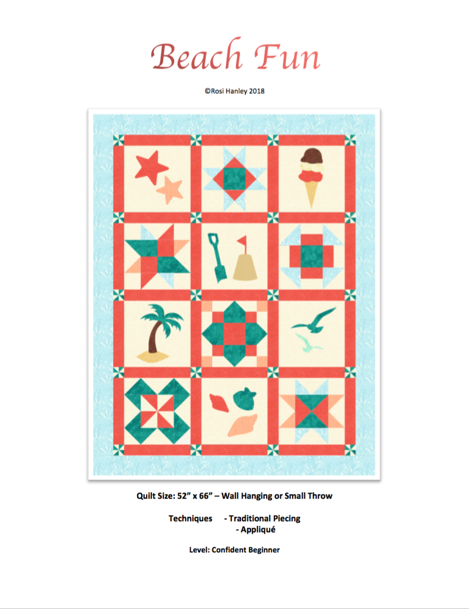 Digital Download: Halloween Fun Quilt Pattern by Rosi Hanley