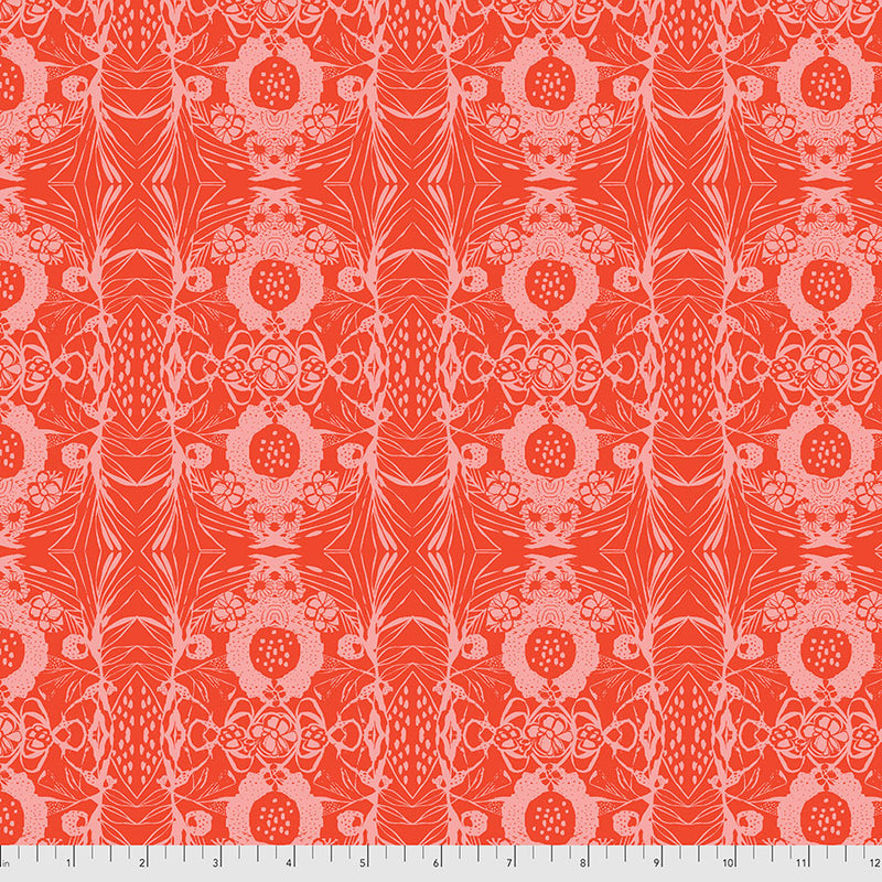 Boho Blooms Quilt Fabric - Gypsy Soul in Red - PWKK032.RED