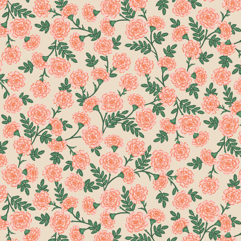 Bramble Quilt Fabric - Dianthus in Blush Pink - RP904-BU4