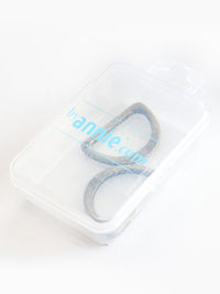 By Annie Bag Hardware - 1" D-Ring, Flat, set of two, Antique Brass - HAR1-DR-TWO