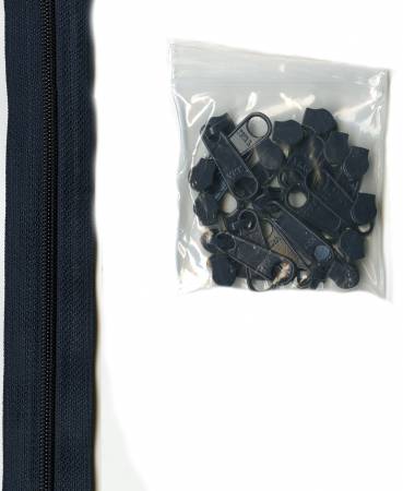 By Annie Bag Hardware - Zippers by the Yard, 4 yards, - NAVY BLUE - ZIPYD-NAVY