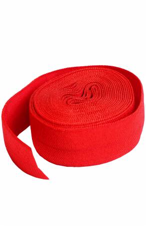 By Annie's Fold-over Elastic, 2 yards - Atom Red - SUP211-2-ATM