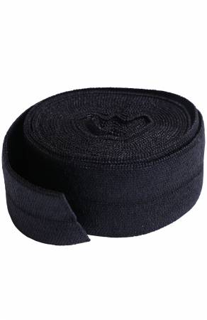 By Annie's Fold-over Elastic, 2 yards - Black - SUP211-2-BLC