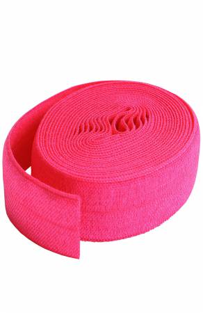 By Annie's Fold-over Elastic, 2 yards - Lipstick Pink - SUP211-2-LIP