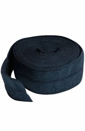 By Annie's Fold-over Elastic, 2 yards - Navy - SUP211-2-NVY
