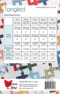 Tangled Quilt Pattern from Cluck Cluck Sew - CCS206