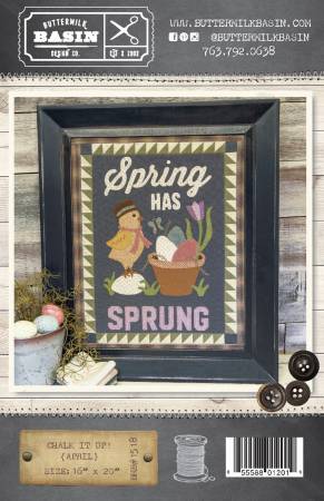 Chalk It Up! April Quilt Pattern - BMB1518