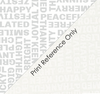 Coriander Seeds Quilt Fabric - Happy Words in White on White - 29141 11
