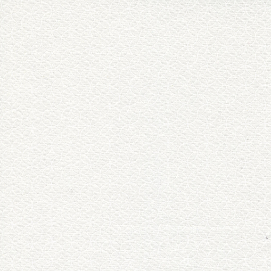 Coriander Seeds Quilt Fabric - Peels in White on White - 29144 11