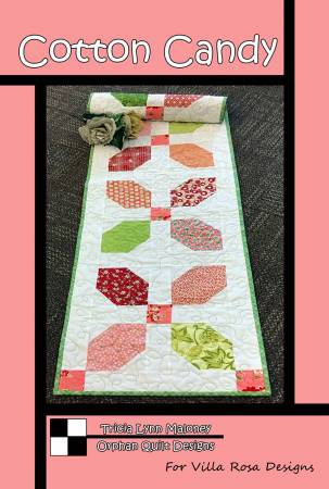 Cotton Candy Table Runner Pattern by Villa Rosa Designs - VRDOQ013