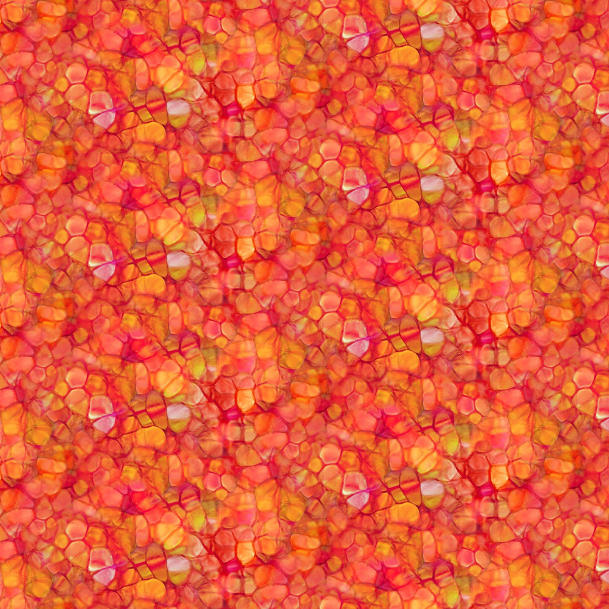 Creation Quilt Fabric - Bubble Texture in Red/Multi - DP25023-24