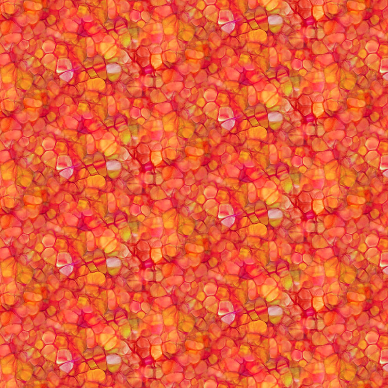 Creation Quilt Fabric - Bubble Texture in Red/Multi - DP25023-24