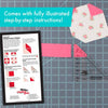 Creative Grids Folded Corner Clipper Ruler - CGRFCC