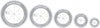 Creative Grids Quilt Ruler Circles Quilt Rulers - set of 5 Discs with Grips - CGRCRCL